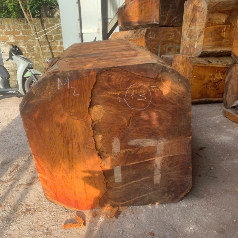Gỗ Lim Okan Nguyên Khối Nhập Khẩu